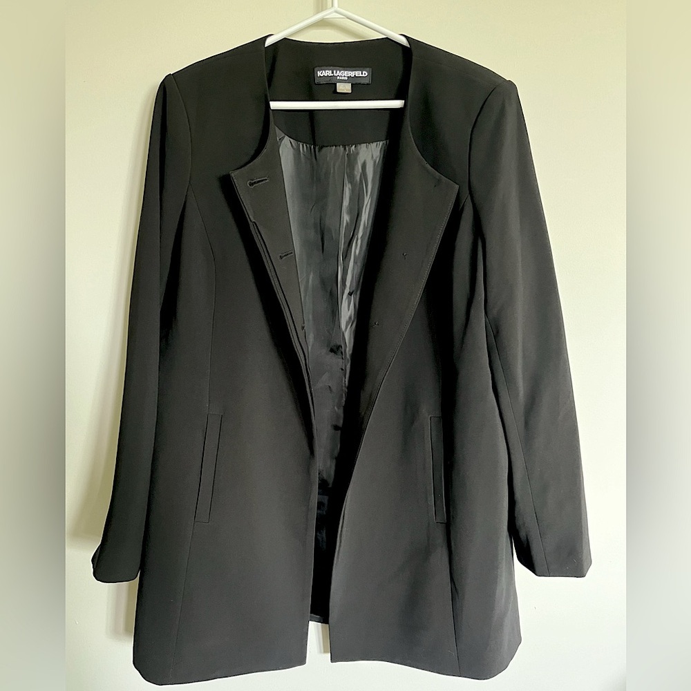 Karl Lagerfeld black blazer